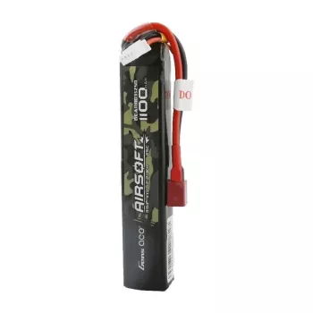 Bateria do airsoft Gens ace 1100mAh 3S1P LiPo 11,1V 25C