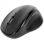 Manhattan Ergonomic Wireless mysz, Right Handed, Adjustable 800/1200/1600dpi, 2.4Ghz (up to 10m), Six Button with Scroll Wheel, Combo USB=A and USB-C receiver, Czarny, AA bateria (included), Three Year Warranty