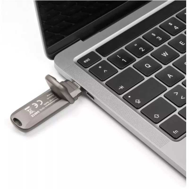 Pendrive DeLOCK 54012 256 GB USB Type-C szary