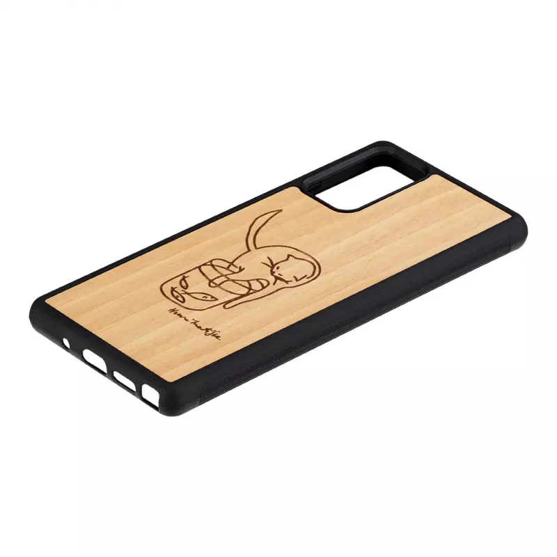 Etui ochronne man and wood na Samsung Galaxy Note 20 z nadrukiem kota i ryby