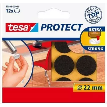 Podkładki ochronne na podłogę do mebli Tesa 57893-00000-01 12 szt. okrągłe