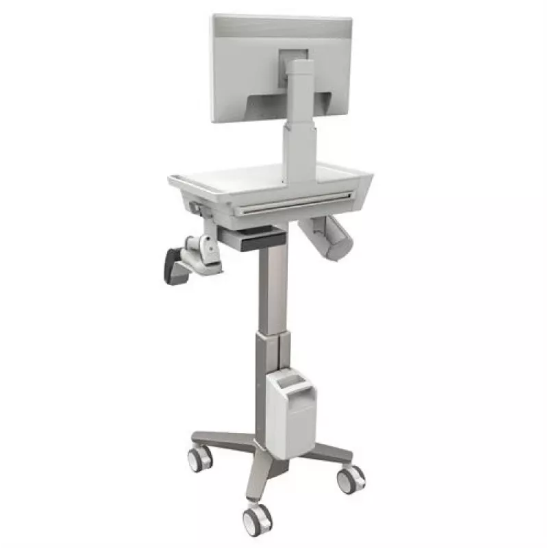 Wózek multimedialny Ergotron CareFit cienki 2.0 szary biały aluminium plastik stal