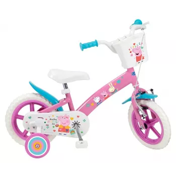 Rower dziecięcy Toimsa model 1195 Peppa Pig 12 cali różowy — 12-calowe koło, rower dziecięcy