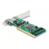Karta DeLOCK PCI do 1 x RJ45 Gigabit LAN RTL, pełnowysokościowa / niskoprofilowa