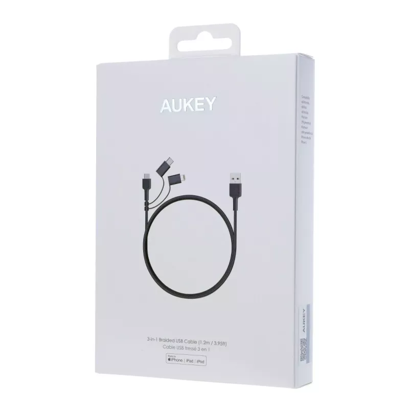 Przewód AUKEY CB-BAL5 Lightning 1,2 m