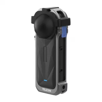Ochronna aluminiowa obudowa do Insta360 X5 Telesin — twarda osłona, model S6-FMS-19-TIS