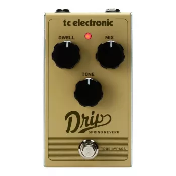 Gitara efektowa pedał TC Electronic Drip Spring Reverb — kompaktowa konstrukcja, true bypass