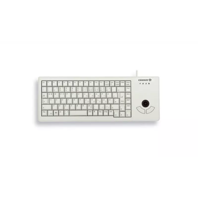 CHERRY XS Trackball klawiatura Uniwersalny USB QWERTY Amerykański angielski Szary