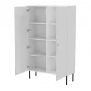 Gablota cama meble PALAZZO BIS 1000×390×1660 mm biały matowy