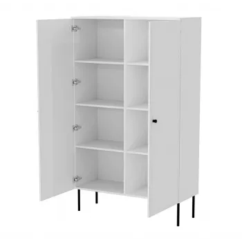 Gablota cama meble PALAZZO BIS 1000×390×1660 mm biały matowy