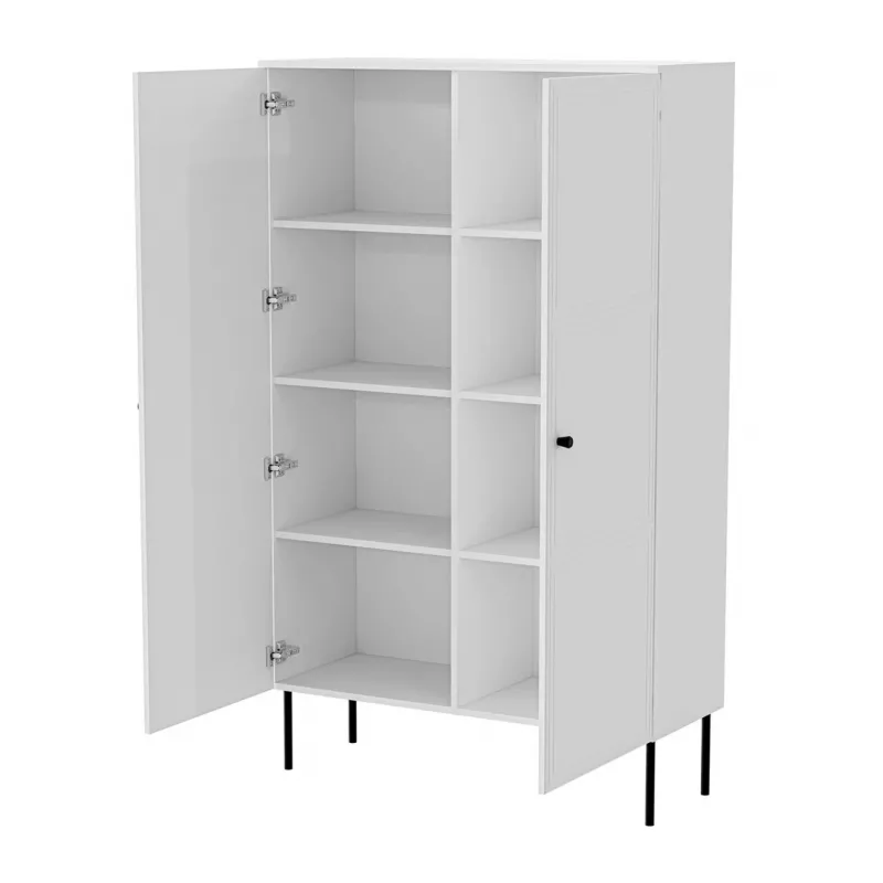 Gablota cama meble PALAZZO BIS 1000×390×1660 mm biały matowy