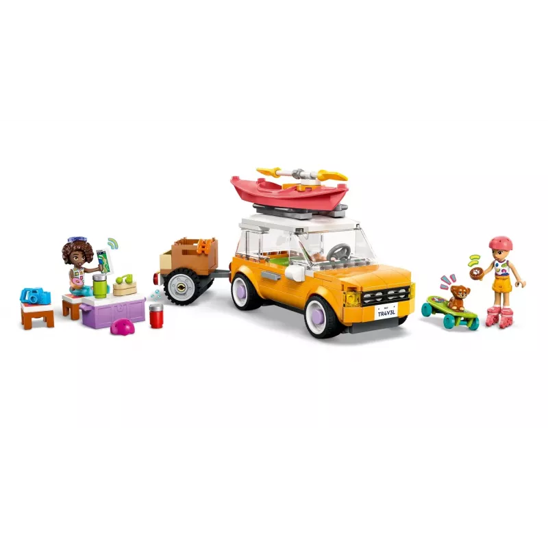 Zestaw konstrukcyjny LEGO Friends 42659 Przygoda w podróży z przyjaciółmi, 220 elementów, 2 minifigurki, wiek 6+