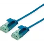 ROLINE RM UTP kabel krosowy Kat6A/Kl.EA cienki niebieski 0.3m - UTP (21.45.3441)