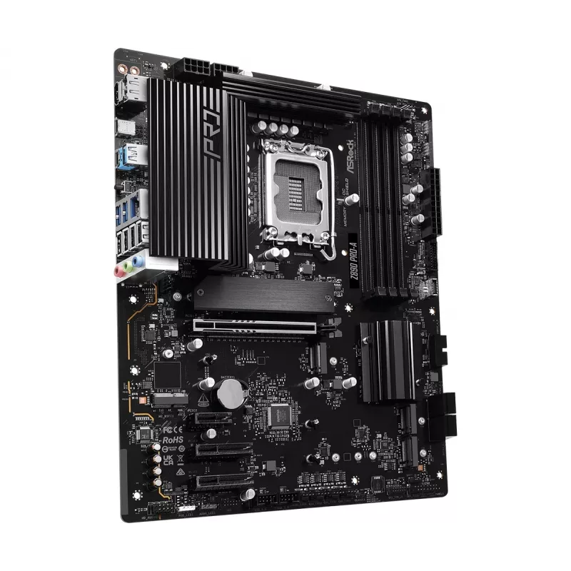 Płyta główna ASRock Z890 Pro-A ATX — chipset Intel Z890, LGA 1851, DDR5, 4x DIMM, 256 GB, 2.5Gb LAN, PCIe Gen5
