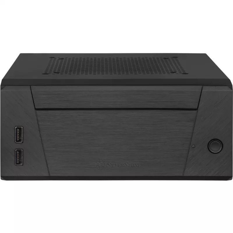 SilverStone MILO ML10 - USFF - Mini-ITX - bez zasilacza - Czarny - USB/Audio (SST-ML10B)