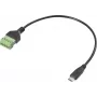 Kabel adaptera Renkforce USB-C [1x wtyczka - 1x połączenie zaciskowe] RF-6443952 30 cm (RF-6443952)