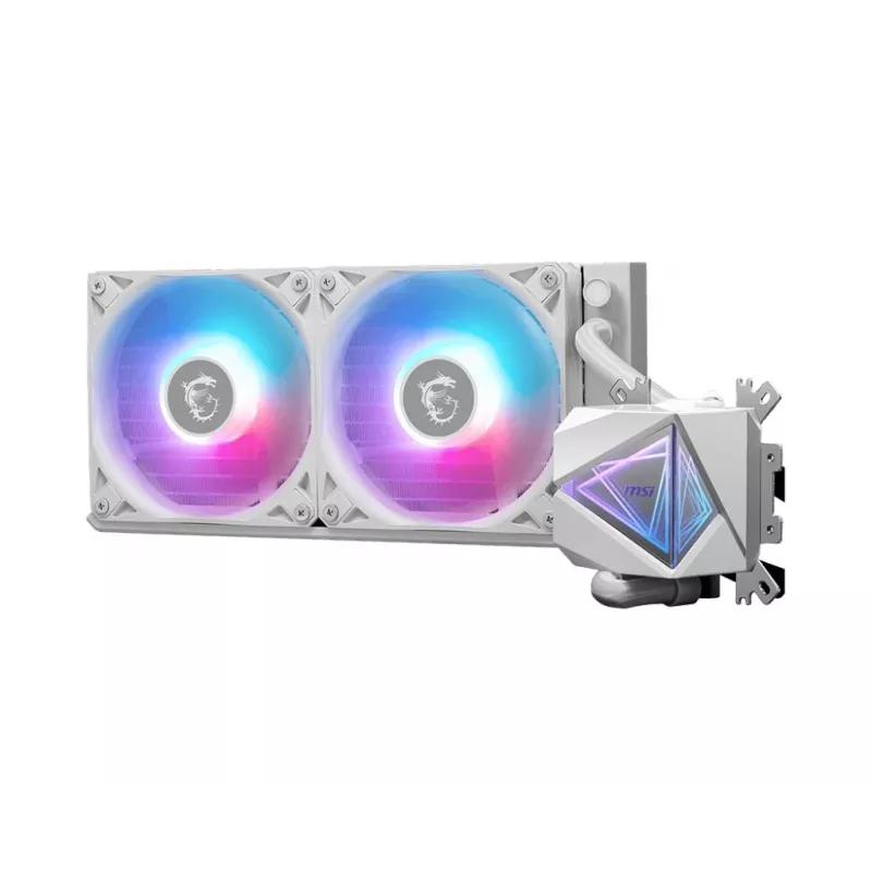 MSI MAG Coreliquid I240 Zestaw chłodzenia cieczą procesora 12 cm Biały 1 szt.