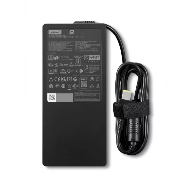 Zasilacz Lenovo Legion cienki 330W GaN 20V – ładowarka do laptopa, 330W, GaN, wyjście 20V