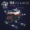 Puzzle 3D Ravensburger Iconics Porsche 911 GT3 Cup – zestaw do budowy repliki modelu
