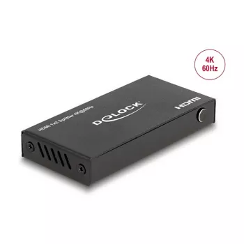 DeLOCK HDMI Splitter 1 x HDMI wejście na 2 x HDMI wyjście 4K 60 Hz