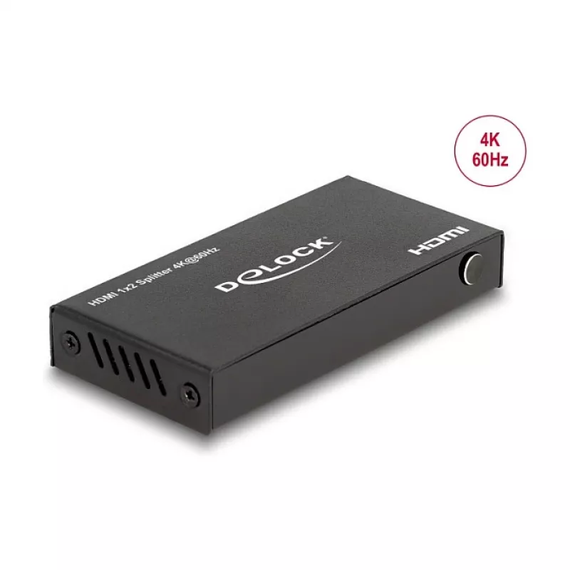 DeLOCK HDMI Splitter 1 x HDMI wejście na 2 x HDMI wyjście 4K 60 Hz