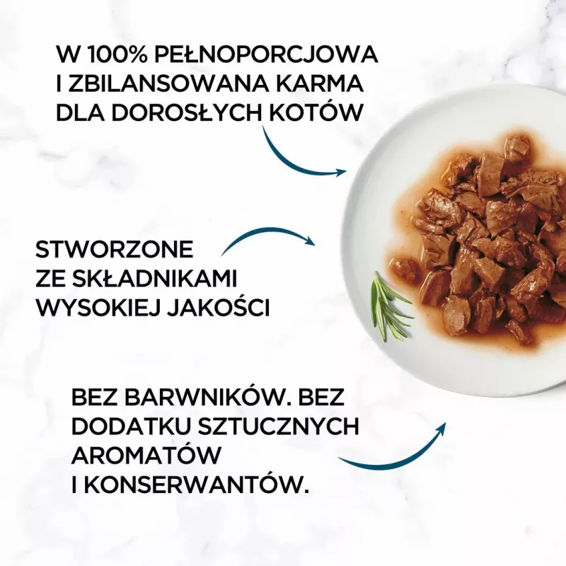 PURINA Gourmet Perle Mix - mokra karma dla kota - 60x85 g