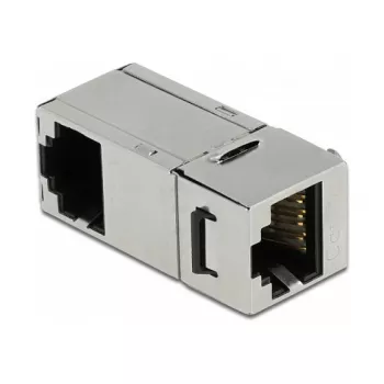 Moduł Keystone DeLOCK gniazdo RJ45 na gniazdo RJ45 Kat.6A 90° kątowe