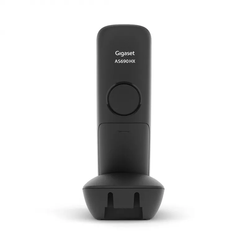 Telefon analogowy/DECT Gigaset AS690HX Słuchawka bezprzewodowa Identyfikacja numeru Czarny