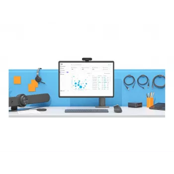 Zestaw LOGITECH Tap Controller przewodowy z Cat5e Kit+AIS Intel Core i5-1350P 16 GB 250 GB + zestaw montażowy do wideokonferencji