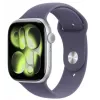 Apple Watch Series 11 GPS + Cellular 42mm Srebrna Aluminiowa Koperta z Fioletowo-Mglistym Paskiem Sportowym - M/L