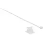 Opaska kablowa DeLOCK 18877 Nylon Biała 10 szt. Długość 25 mm Średnica 1,05 cm