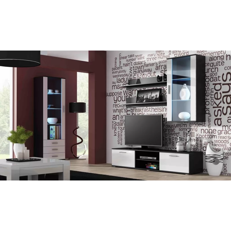 Cama zestaw of two shelves 125cm SOHO biały matowy