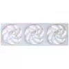 Zestaw wentylatorów obudowy Jonsbo ZA-420W — 3×140 mm PWM ARGB, biały