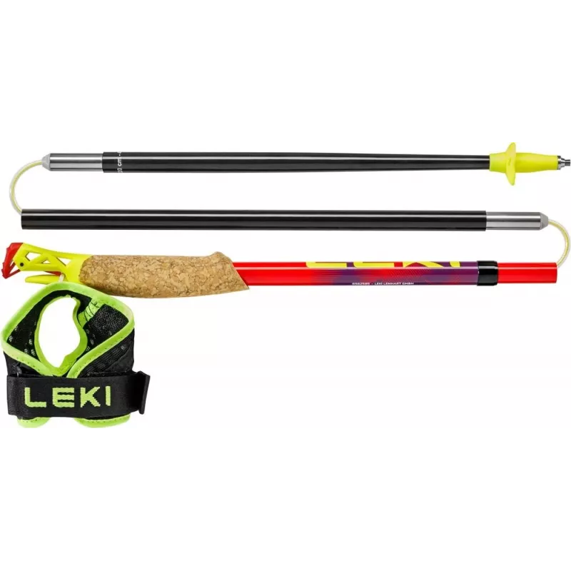 Kijki trekkingowe Leki TRL Ultratrail FX One 115 cm, czerwone