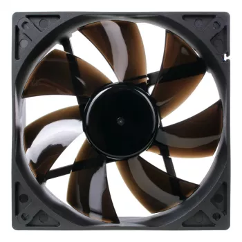 Wentylator obudowy NoiseBlocker CzarnySilentPro PL1 120 mm, 900 RPM, 11 dB, 68 m³/h, 4.5 V, Czarny
