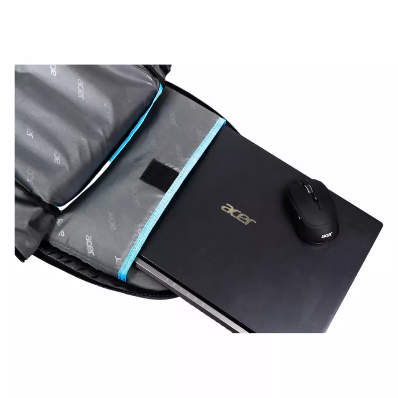 Casual backpack Acer PBG510 — Poliester, Pasuje do ekranów do 18 cali, 330×175×480 mm, Czarno-niebieski