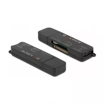 Czytnik kart DeLOCK SuperSpeed USB dla SD Micro SD MS