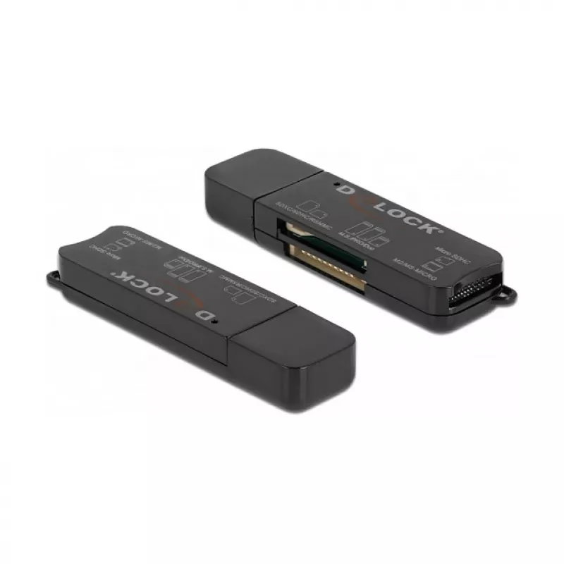 Czytnik kart DeLOCK SuperSpeed USB dla SD Micro SD MS