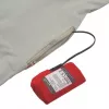 Bluza Glovii GJ1GL z okrągłym dekoltem, długim rękawem, szara, elastan, poliester