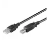 Wentronic Goobay Przedłużacz USB 2.0 Hi-Speed, Czarny, 1,8 m - Wtyk USB 2.0 (Typ A) > Gniazdo USB 2.0 (Typ A) (68903)