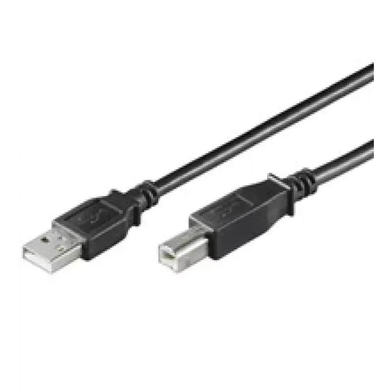Wentronic Goobay Przedłużacz USB 2.0 Hi-Speed, Czarny, 1,8 m - Wtyk USB 2.0 (Typ A) > Gniazdo USB 2.0 (Typ A) (68903)