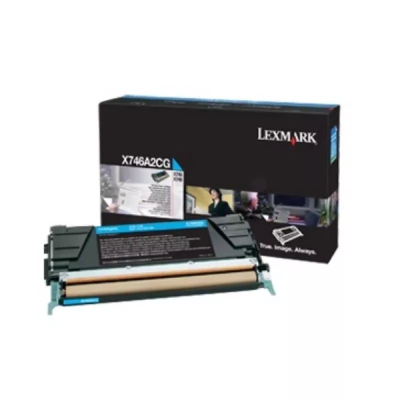 Lexmark X746A3CG - Toner cyjan - do X746de, X748de, X748dte