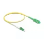 DeLOCK 83234 InfiniBand kabel światłowodowy 0,5 m LC SC LC/APC żółty