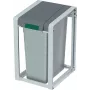 Pojemnik na odpady Hailo ProfiLine Öko XL 0935-202 38 l, szary
