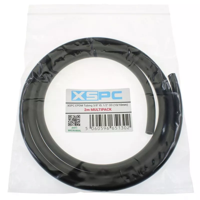 Miękka rurka EPDM XSPC 13/10 mm (ID 10 mm / OD 13 mm), 2 m, czarna