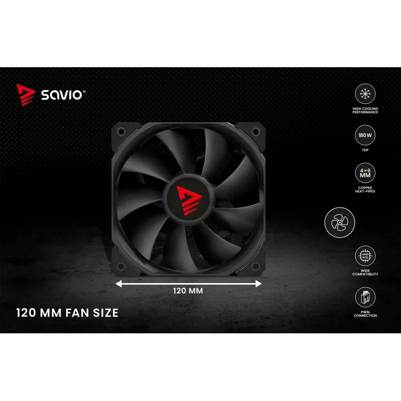 SAVIO VORTEX X2 chłodzenie CPU