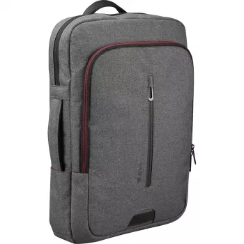Plecak YENKEE YBB 1522GY — wielofunkcyjny plecak na laptopa 15,6 cala | Nylon, 12 l, Szary/Czerwony