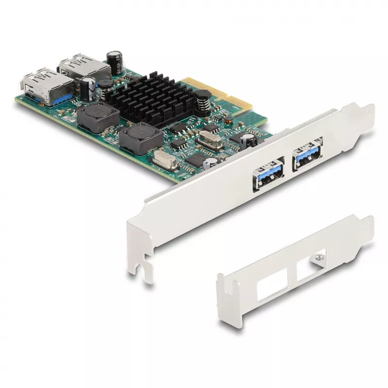 DeLOCK Karta PCI Express x4 2 x USB 5 Gb/s Typu A 2 x wewnętrzne USB