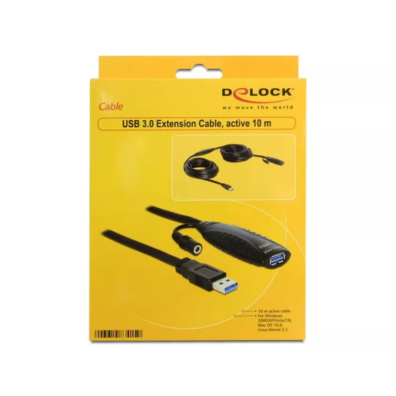 Kabel USB DeLOCK USB3.0-A - USB3.0-A 10m