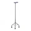 Trójnożna laska rehabilitacyjna MDH z regulacją wysokości 73–95,5 cm aluminium stal srebrna, maks. obciążenie 100 kg